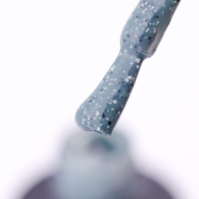 Гель-лак OXXI GRANITE №06 (пастельный, светло-зеленый, крошка), 10 мл