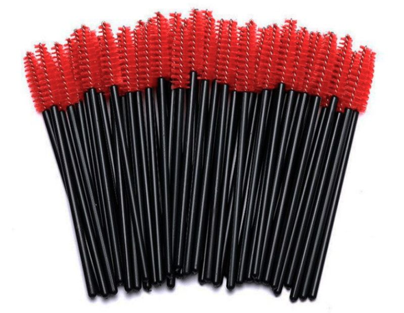 nylon - red on black base - 50 pcs