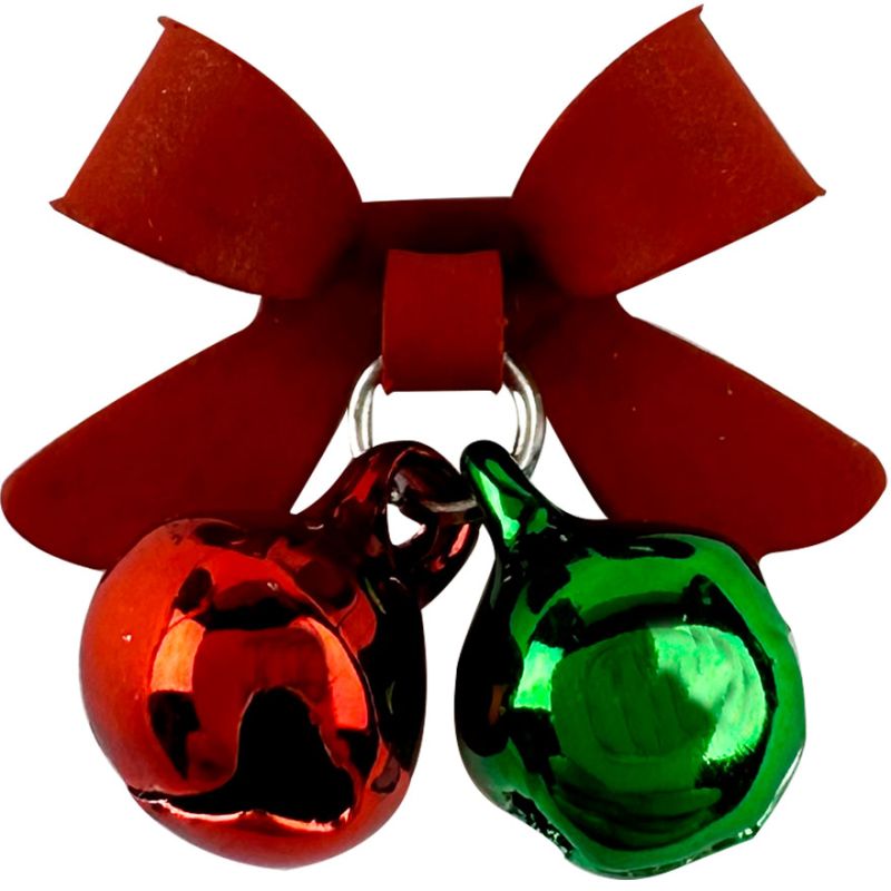 Nail decor Christmas bell accessories, 16 x 16 mm (G1578)