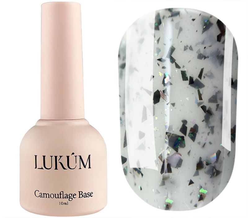 Lukum База для ногтей Crystal cover base №010, 10 мл