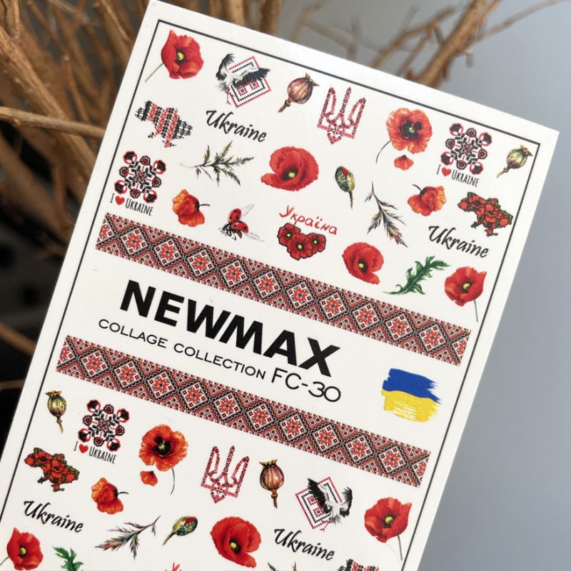 NewMax Slider design FC-30 (Ukraine, poppies)