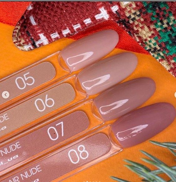 Гель лак MOON FULL AIR NUDE №006 бежевий, 8 мл