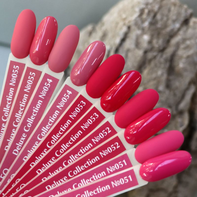 Gel Polish Komilfo Deluxe Series D055 (coral pink, enamel), 8 ml.