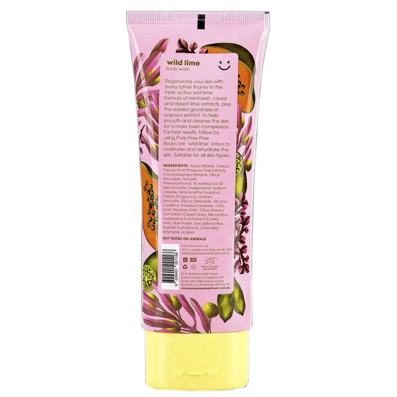 Pure Paw Paw Гель для душу Body Care Wild Lime Wash, 200 мл