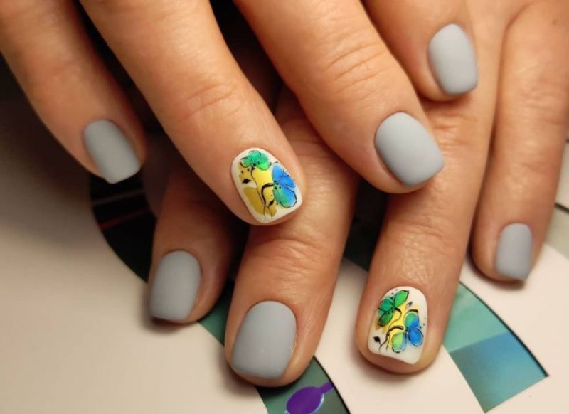Гель-лак MOON FULL color Gel polish №148 (блакитна сталь, емаль), 8 мл