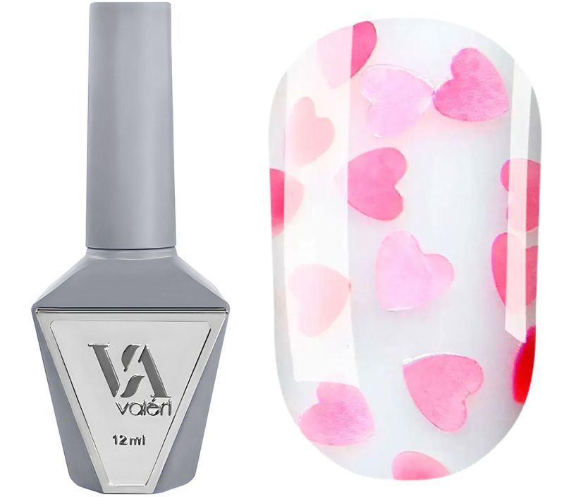 Valeri Топ для нігтів Top Love is... Pink, 12 мл