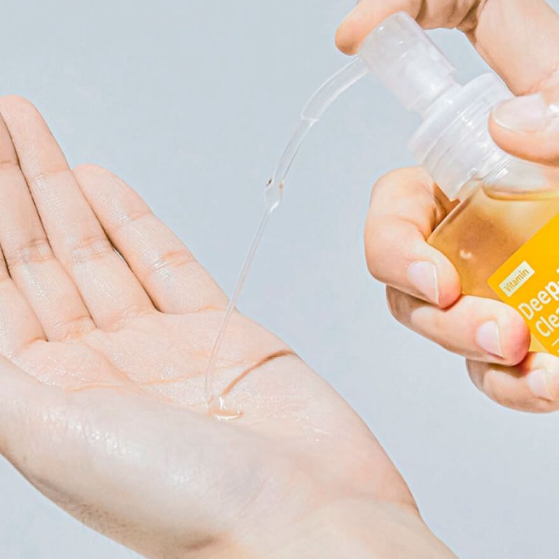 MEDI-PEEL Hydrophilic vitamin oil for face with liposomes Vegan Vitamin Deep-Tox Cleansing Oil, 200 ml