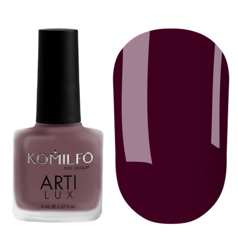 Лак для ногтей Komilfo ArtiLux 025 (рубиновый, эмаль), 8 мл