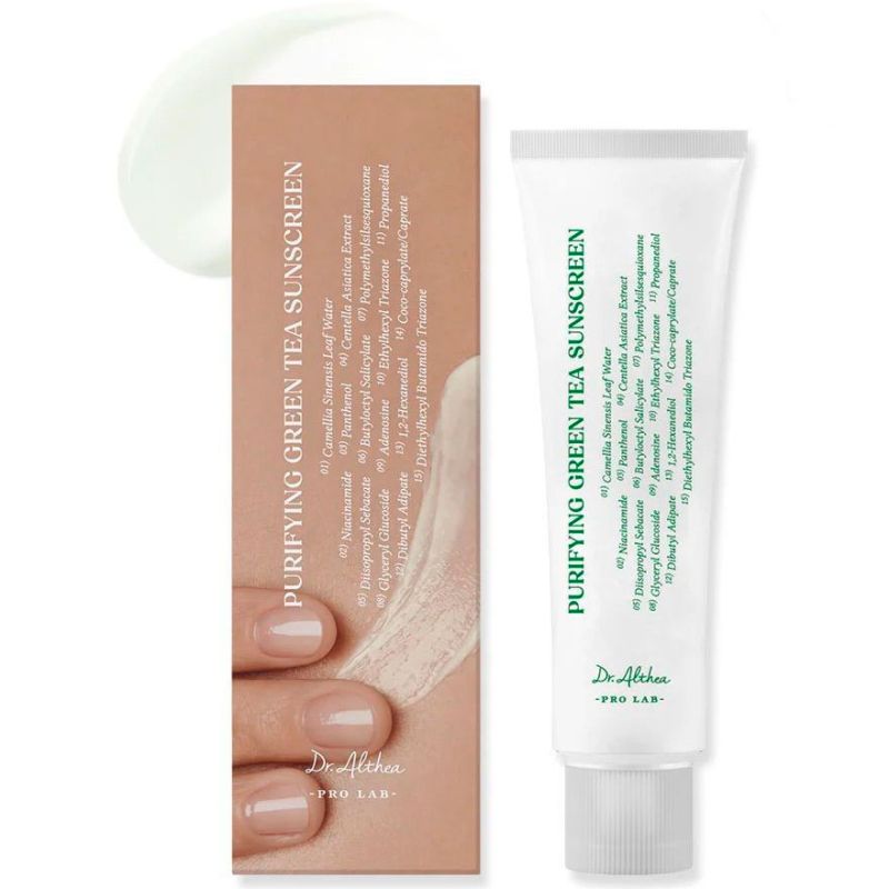 Dr.Althea Крем солнцезащитный с экстрактом зеленого чая Purifying Green Tea Sunscreen, 50 мл