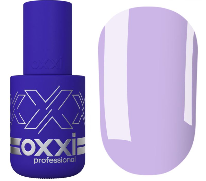 OXXI Gel nail polish No. 302 (lilac, enamel) 10 ml