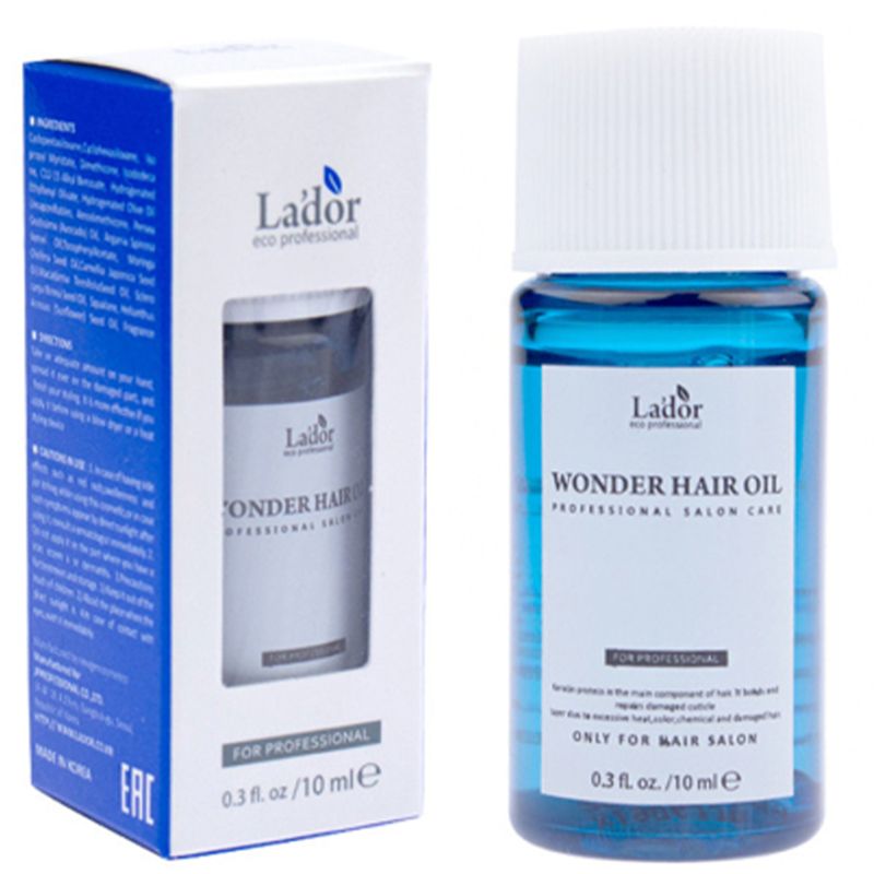 La'dor Wonder Hair Oil Moisturizing Shine Restoration Oil, 10 ml