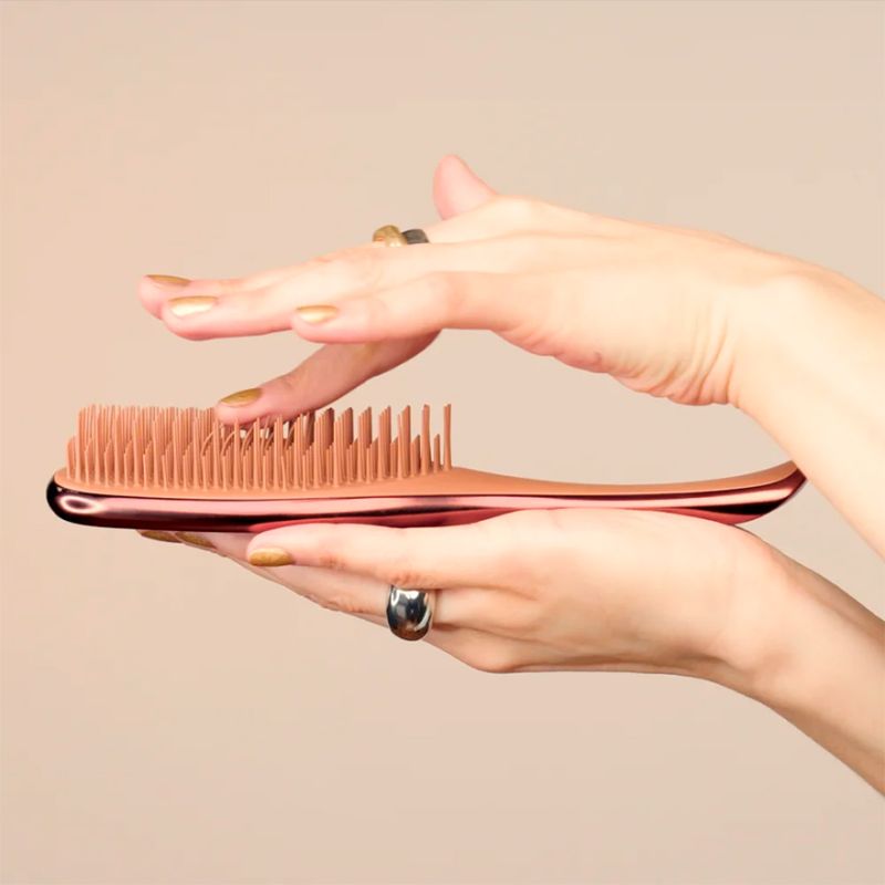Tangle Teezer Hair Comb The Ultimate Detangler Chrome Chocolate Bronze
