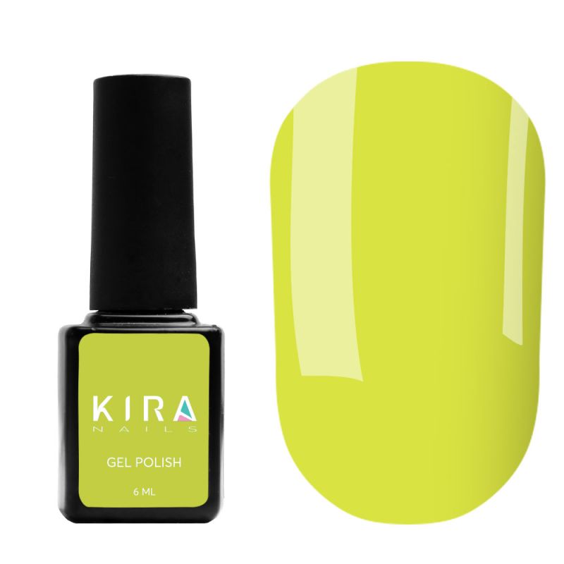 Kira Nails gel-varnish No. 125 (asparagus, enamel), 6 ml