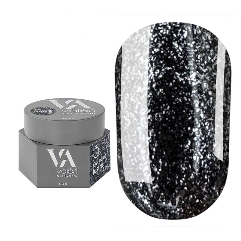 Valeri Гель-фарба із блисткітками Gel Paint Lustre №5, 5 мл