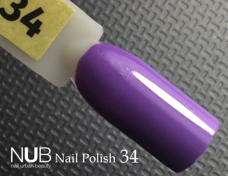 Nail polish NUB 034 Parfait Amour (lilac, enamel), 14 ml