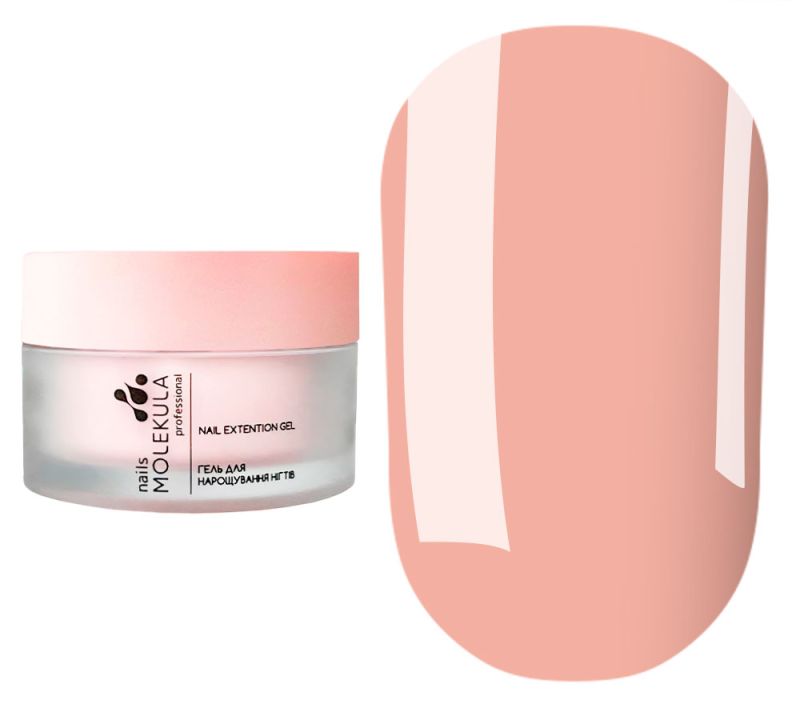 Molekula моделирующий гель Builder gel MOUSSE MB208 NUDE BEIGE, 15 мл