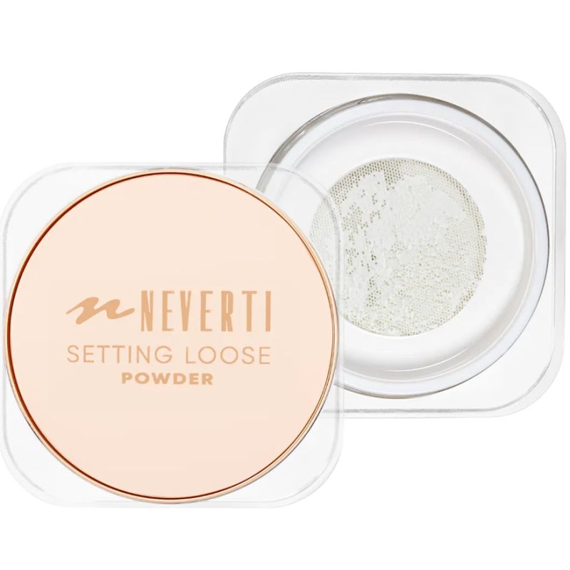 NEVERTI Пудра рассыпчатая Setting Loose Powder №001 Transparent, 13 г