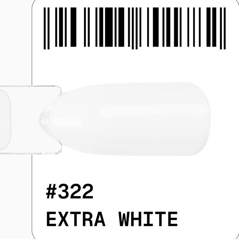 Adore Gel Polish Гель-лак №322 - extra white, 12мл