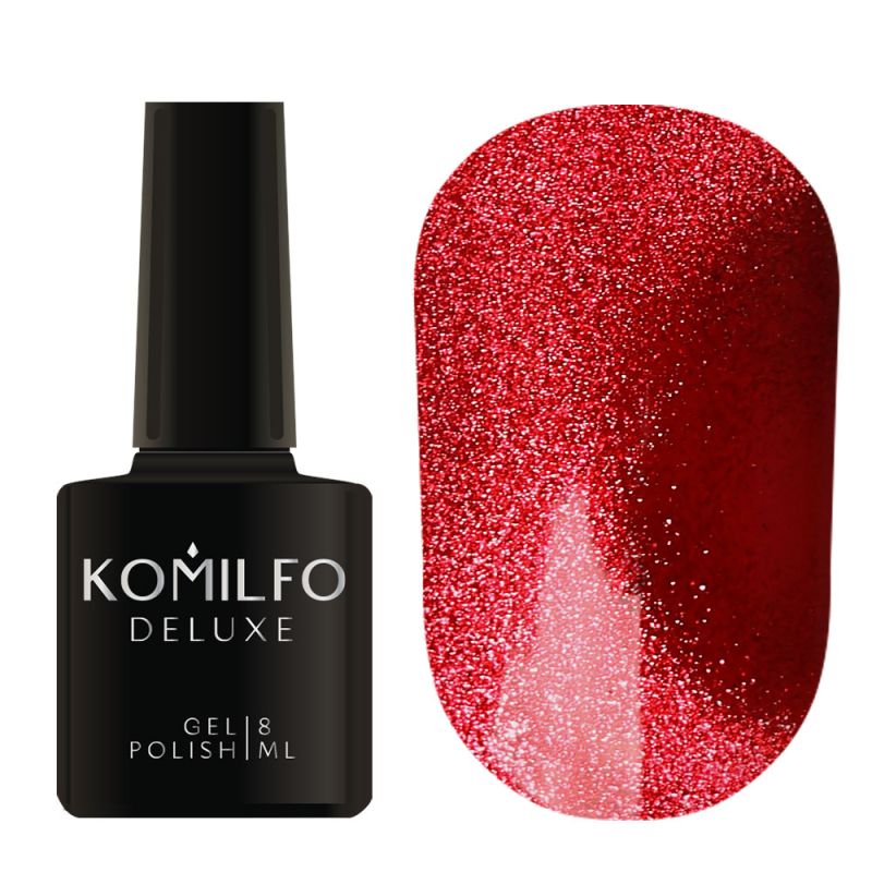 Гель-лак Komilfo 9D Cat's eye Red, 8 мл