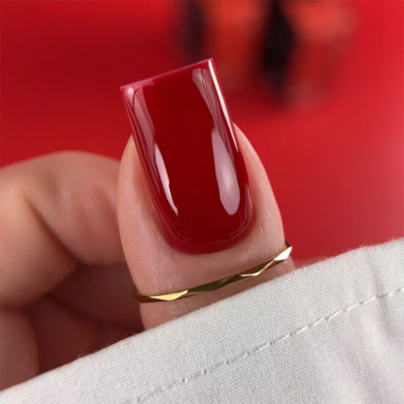 BIBLIOTEKA Гель-лак № 43 Scarlet - Теплий насичений червоний, 10 мл