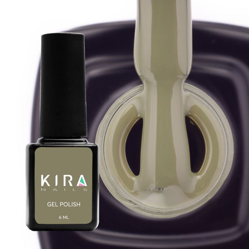 Kira Nails gel varnish No. 146 (olive, enamel), 6 ml