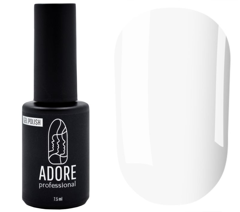 Gel polish ADORE Professional No. 322 (white, enamel), 8 ml