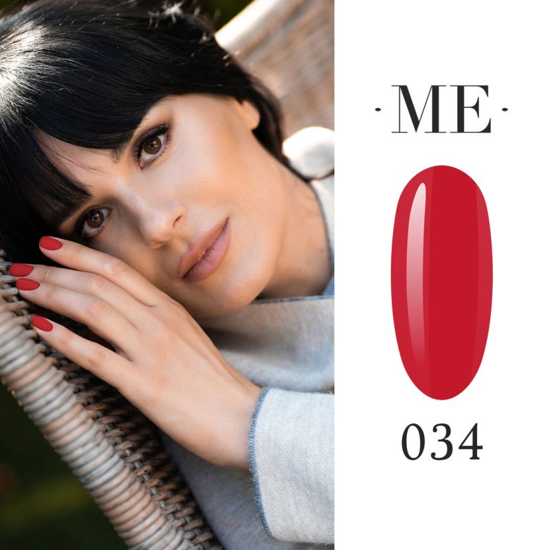 FOX Masha Efrosinina gel varnish No. 034 (berry red, enamel), 7 ml