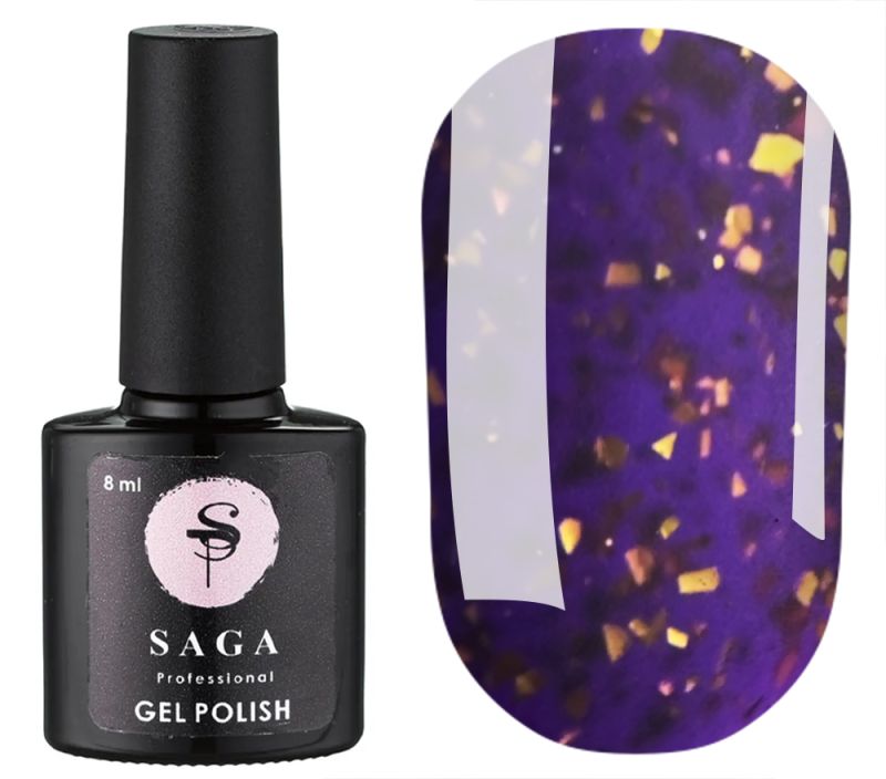 SAGA professional LEAF BASE 18, (purple with golden tint), 9 ml