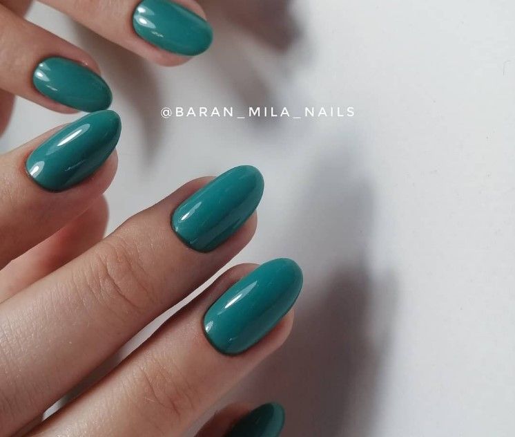 Гель-лак MOON FULL color Gel polish №658 мятно-бірюзовий, 8 мл