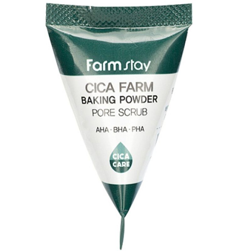 FARMSTAY Cica Farm Baking Powder Pore Scrub Soda Scrub with Asian Centella, 7g