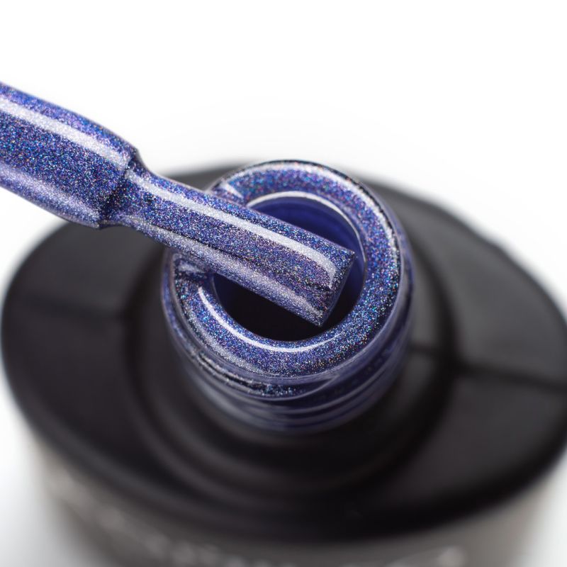 Gel Polish Komilfo Holographic 008 (blue), 8 ml