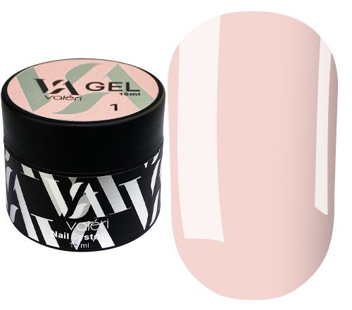 Valeri Nail Gel Builder Gel 01 Nude, 15 ml