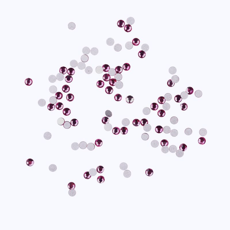Komilfo стразы (100 шт. в упаковке), Fuchsia, размер 3