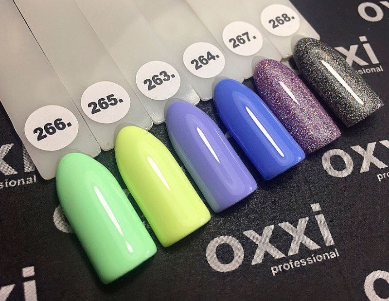 OXXI Gel nail polish No. 263 (type, enamel), 10 ml