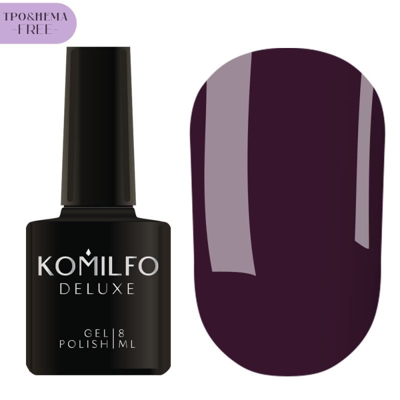 Gel varnish Komilfo DeLuxe Termo C003 (light brown, when heated - bright light green), 8 ml