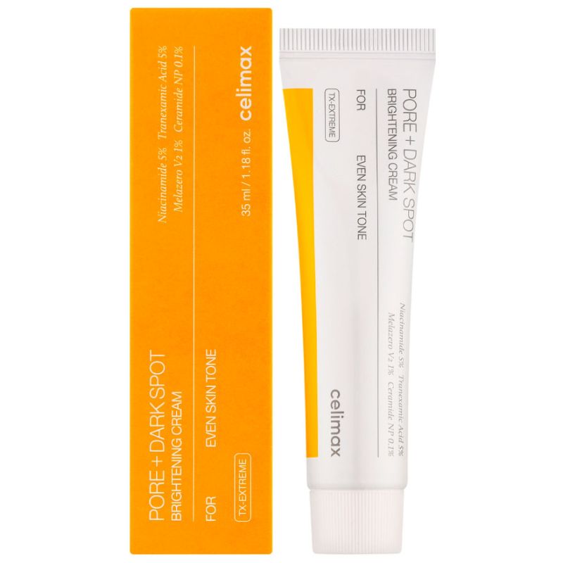 CELIMAX Крем против пигментных пятен для выравнивания тона и рельефа кожи Pore + Dark Spot Brightening Cream, 35 мл
