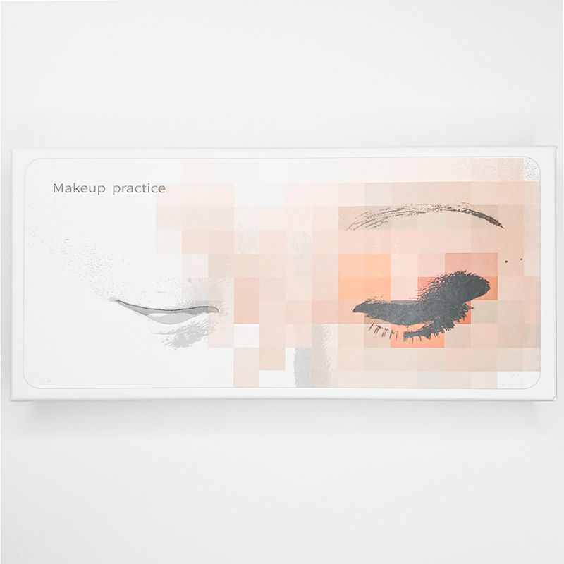 Reusable mask for makeup training