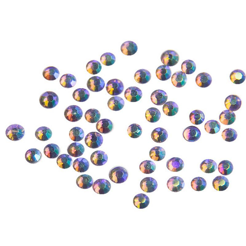 Komilfo стразы Purple Flare, размер 4 (100 шт. в упаковке)