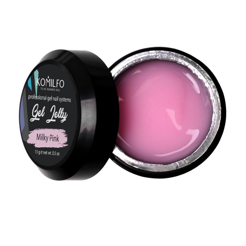 Komilfo Gel Jelly Milky Pink, 15 g