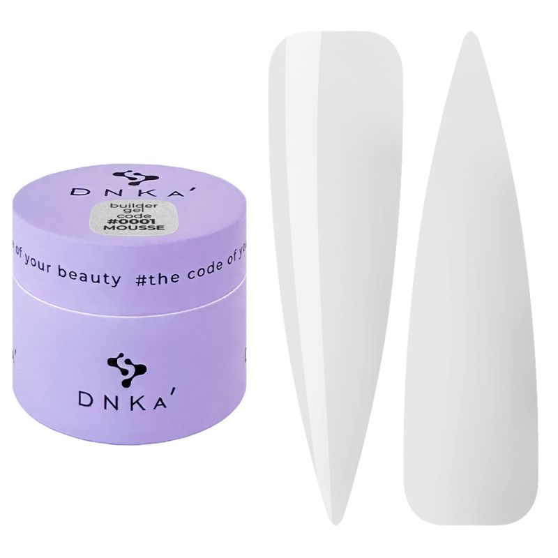 DNKa Гель для ногтей Builder Gel Mousse (HEMA/TPO FREE) 0001, 15 мл