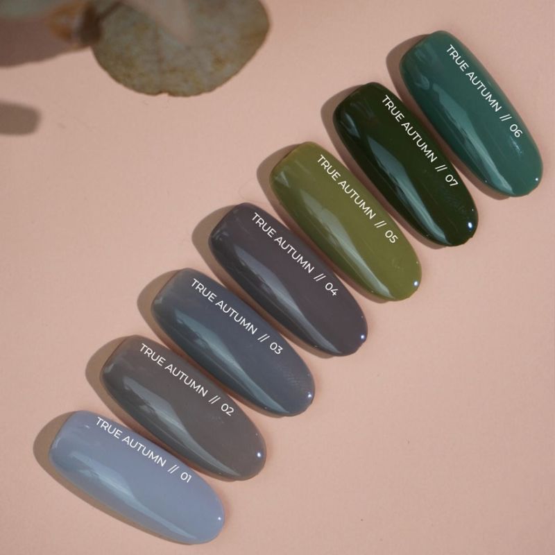 Siller Gel polish for nails True Autumn №2, 8 ml