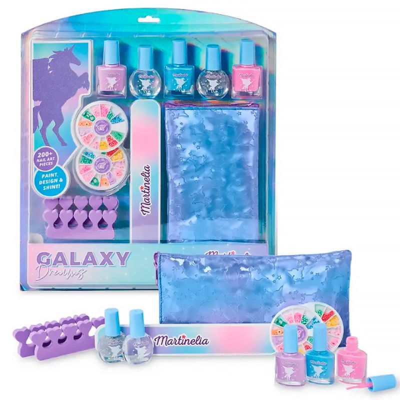 УЦІНКА до 05.2026 MARTINELIA Набір лаків і косметичка "GALAXY DREAMS"