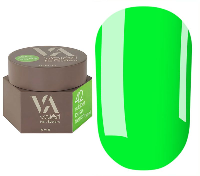 Valeri База для нігтів Rubber Base French №42, 30 мл