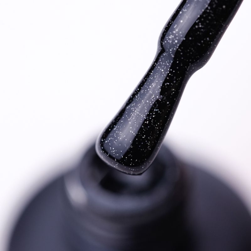 Гель-лак GLOSS 418 (чорний з мікроблиском), 11 мл