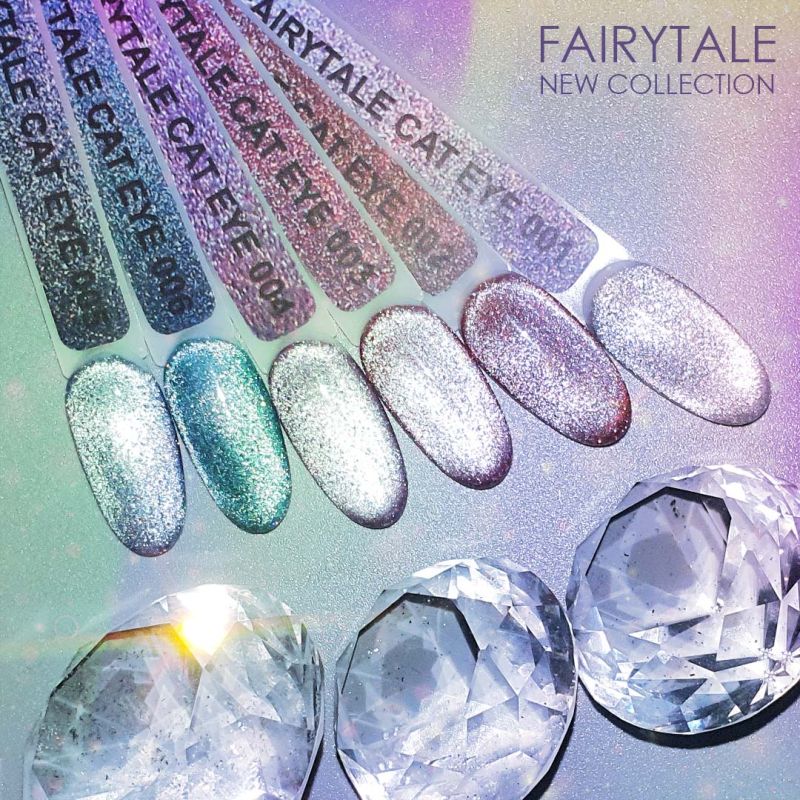 Gel polish Komilfo Fairytale Cat Eye 003 (tea rose, magnetic, reflective), 8 ml