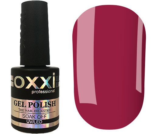 OXXI Гель-лак для ногтей №065 (розовая марсала, эмаль), 10 мл