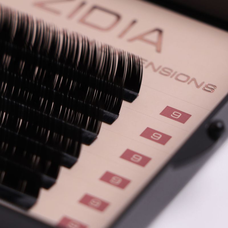 ZIDIA Premium Lash Extensions 6 tapes - M0.1 x 9 mm