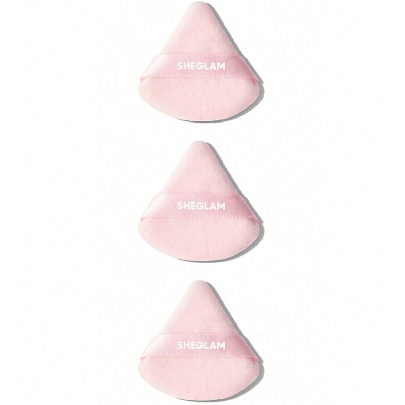 Sheglam Набор спонжей для макияжа Insta-Ready Powder Puff - Baby Pink, 3 шт