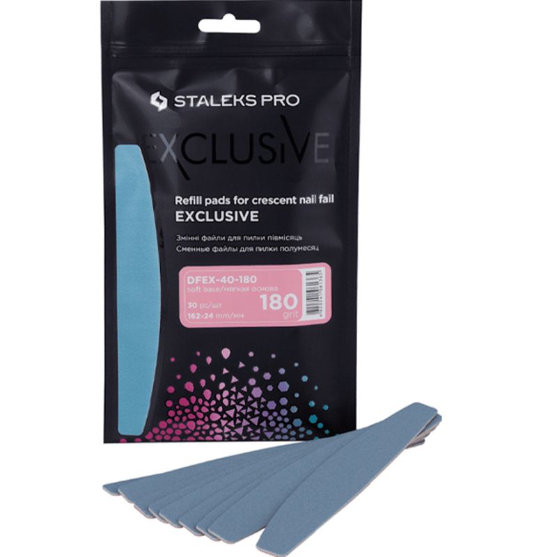 EXCLUSIVE 40 - 30 pcs - Blue - Replaceable abrasives - 180