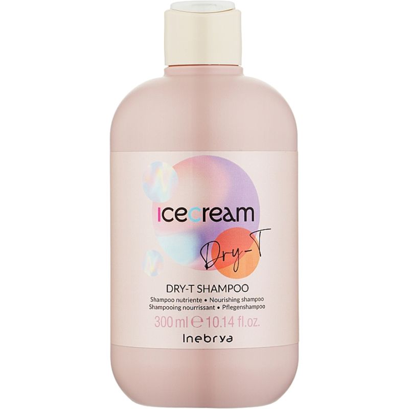 Inebrya Шампунь для сухих, вьющихся и окрашенных волос Dry-T Shampoo, 300 мл